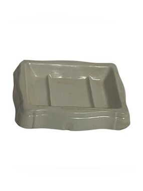 Vintage White Porcelain Soap Holder